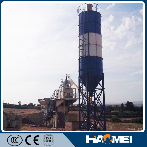 60m3/h Mobile Concrete Mixing Plant